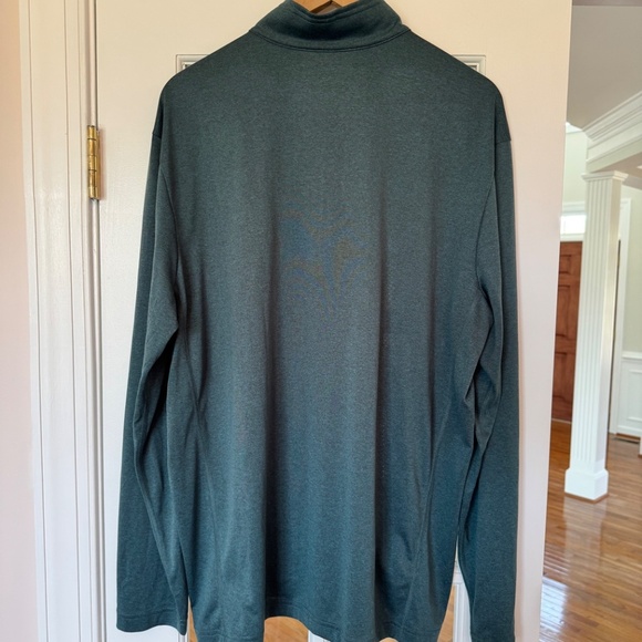 Eddie Bauer Men's HYOH Long-Sleeve 1/4-Zip, Green, Size XL - Picture 2 of 4